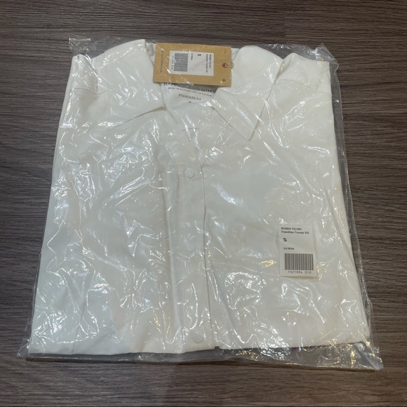 Small White Royal Robbins Button Up Shirt Blouse - Picture 2 of 8